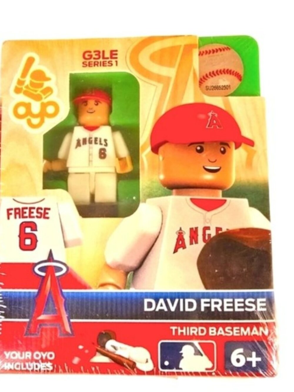 MLB Oyo Baseball Player David Freese Los Angeles Angels Mini Figurine Collect